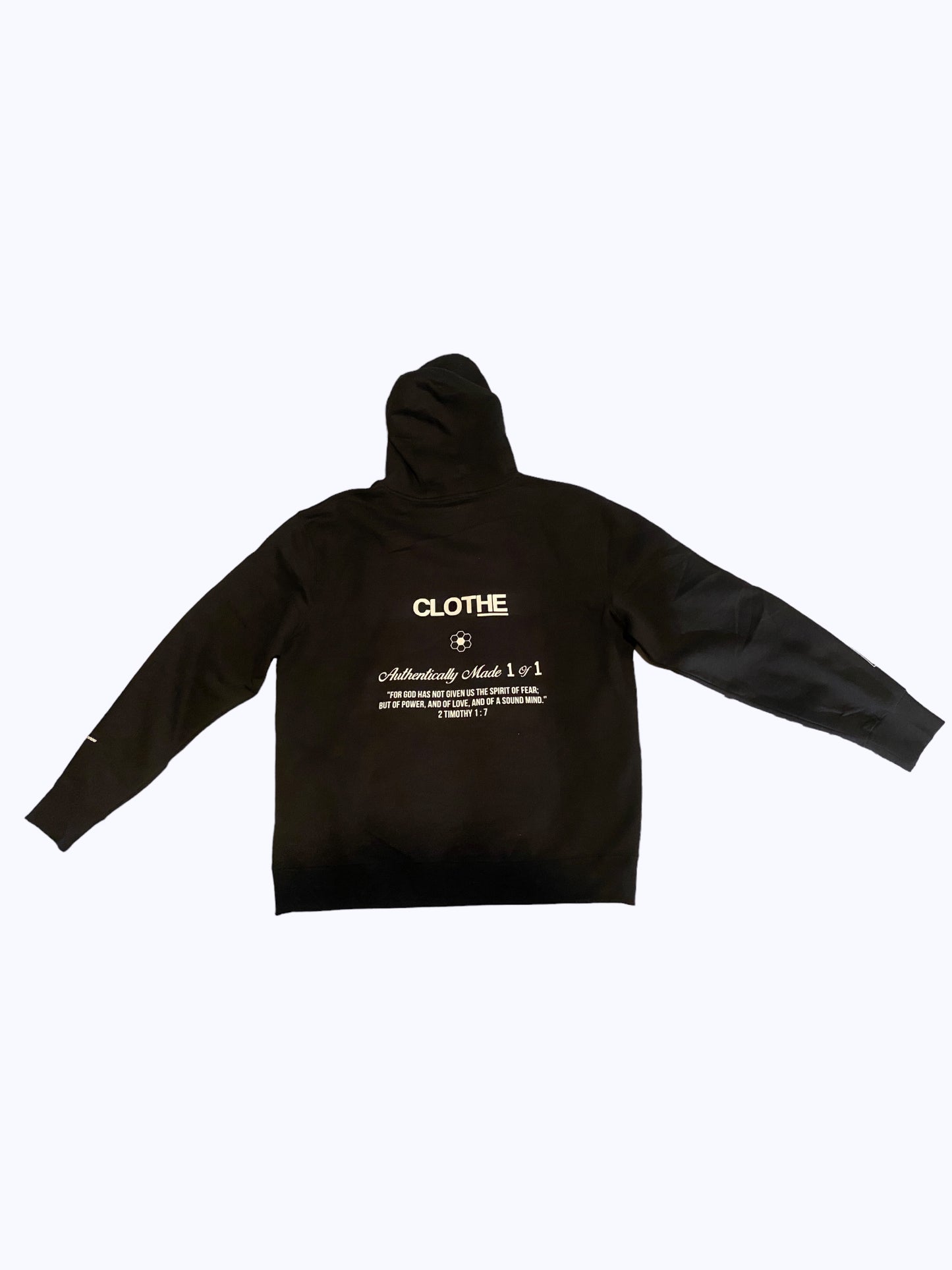 The "By Faith" Hoodie- Black