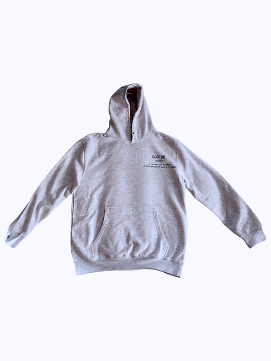 The Clothe_ Definition Hoodie- Heather Grey