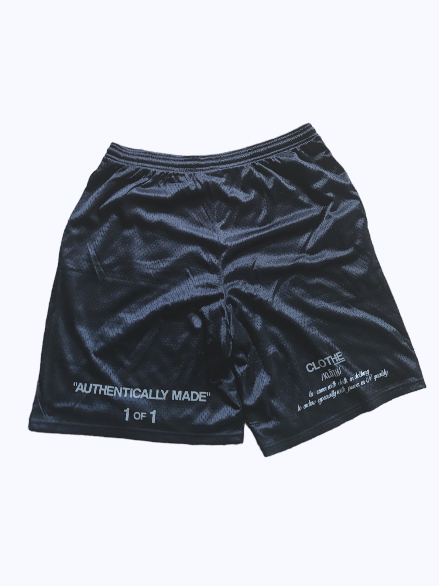 "Clothe_ " Description Mesh Shorts