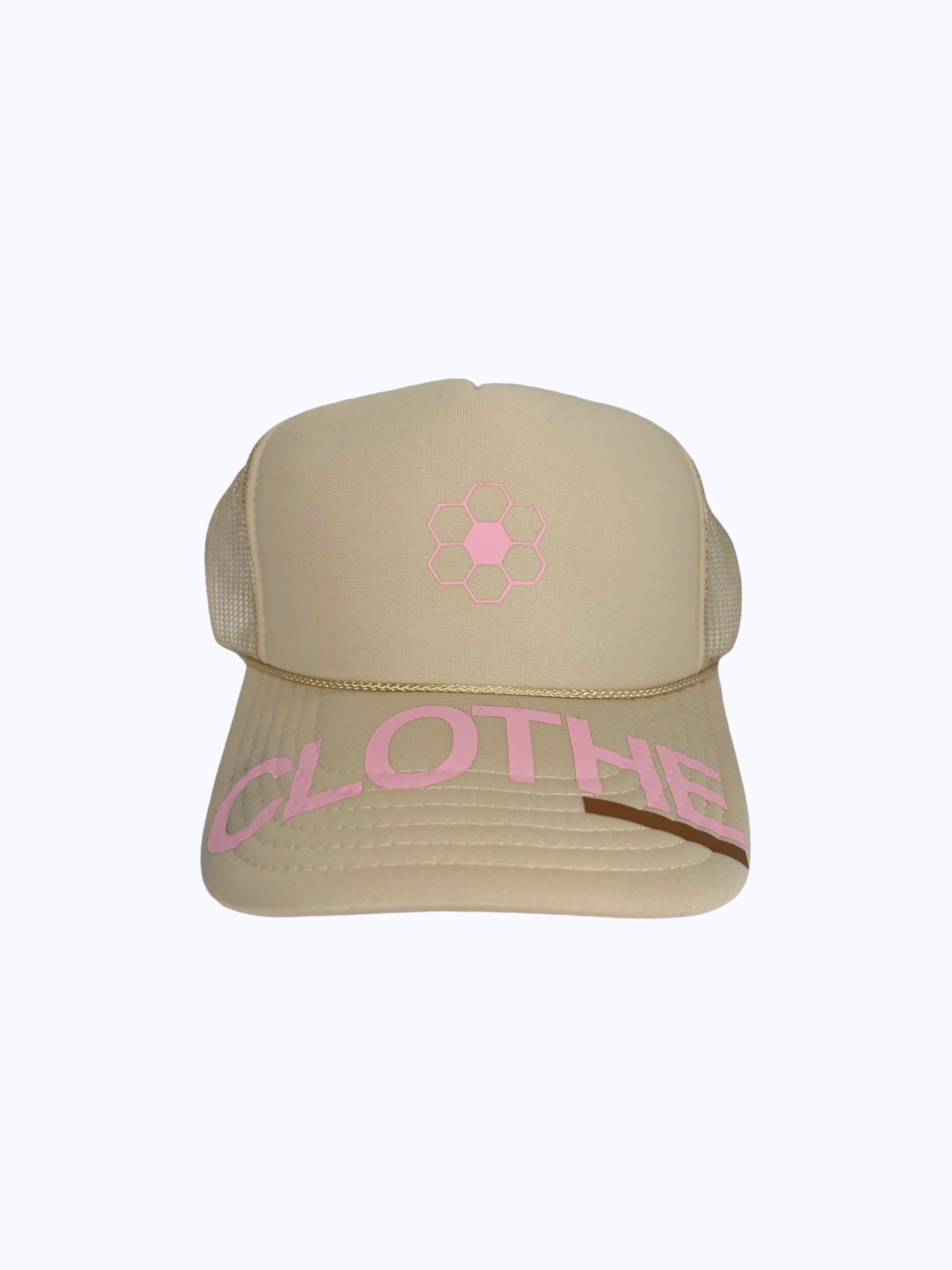 The Tan "CLOTHE_" Trucker Hat