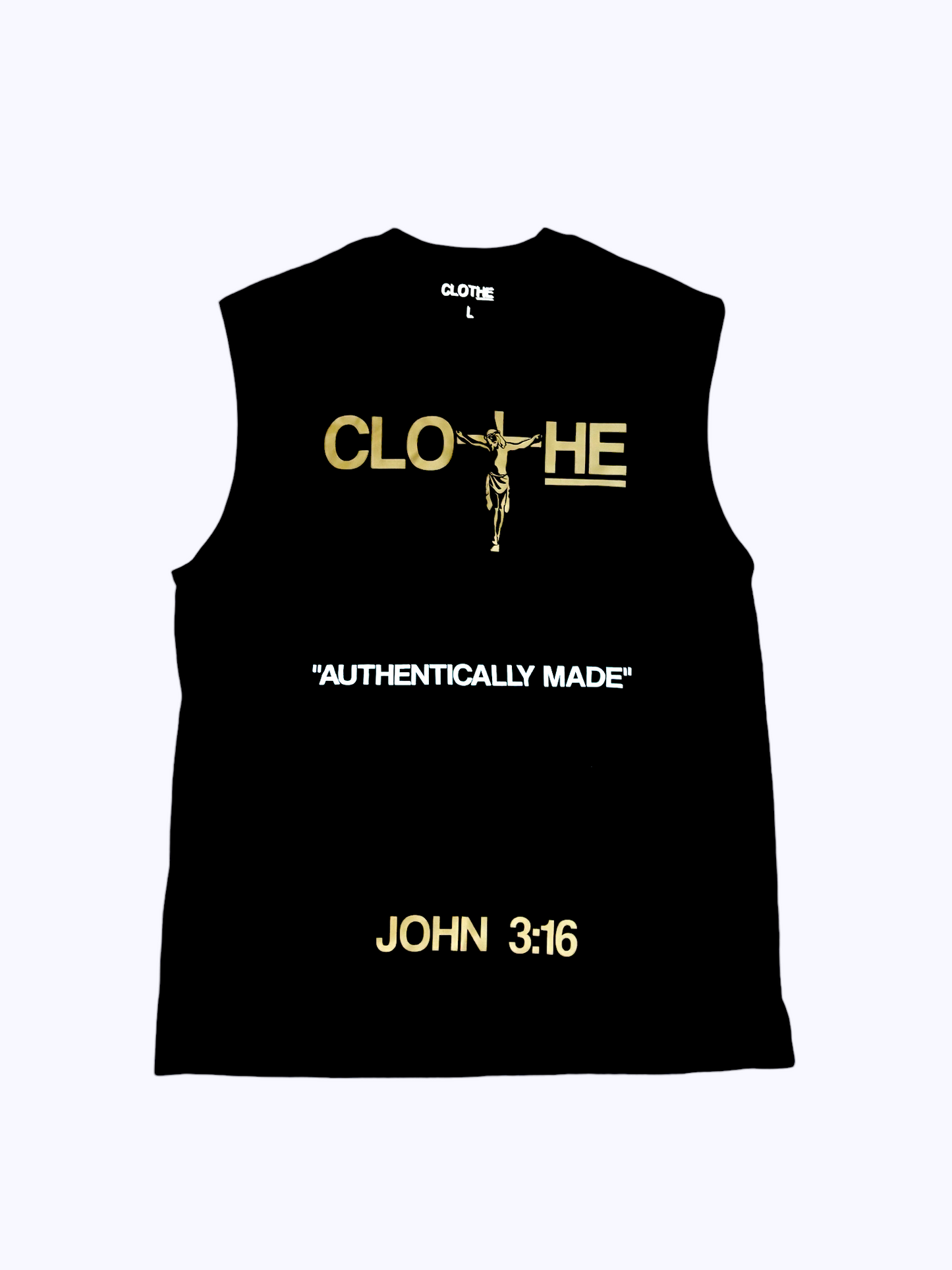 "JOHN 3:16" Black Tank